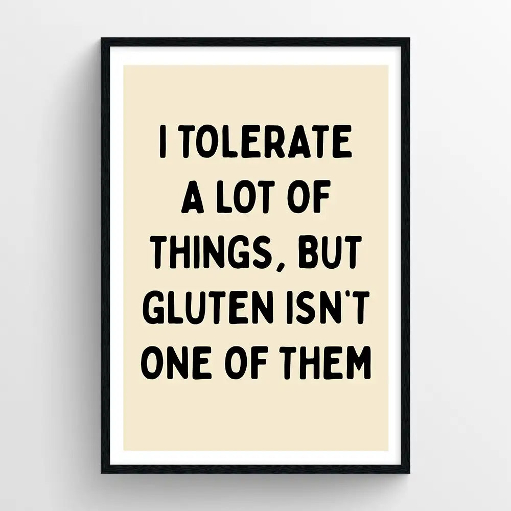 Gluten isn't one of them