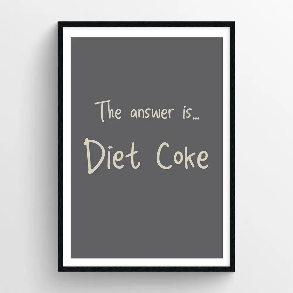 The answer is Diet Coke