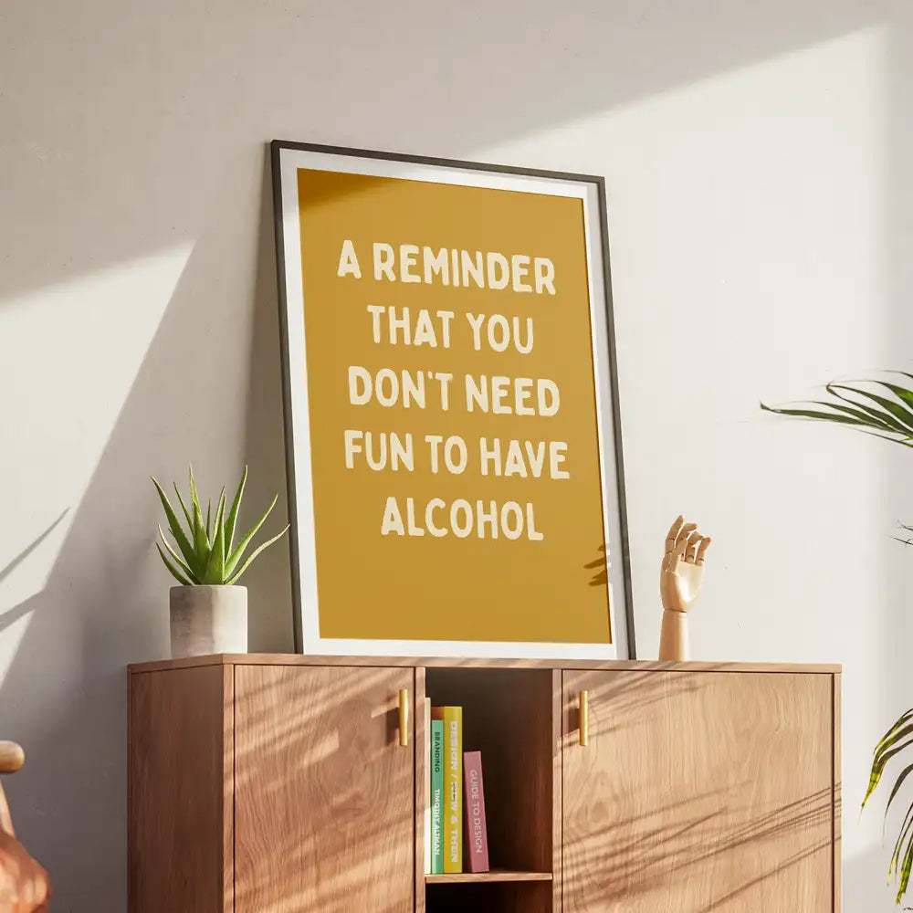 You don't need fun to have alcohol